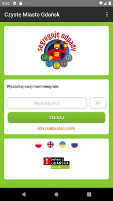 Czyste miasto Gdańsk android App screenshot 1